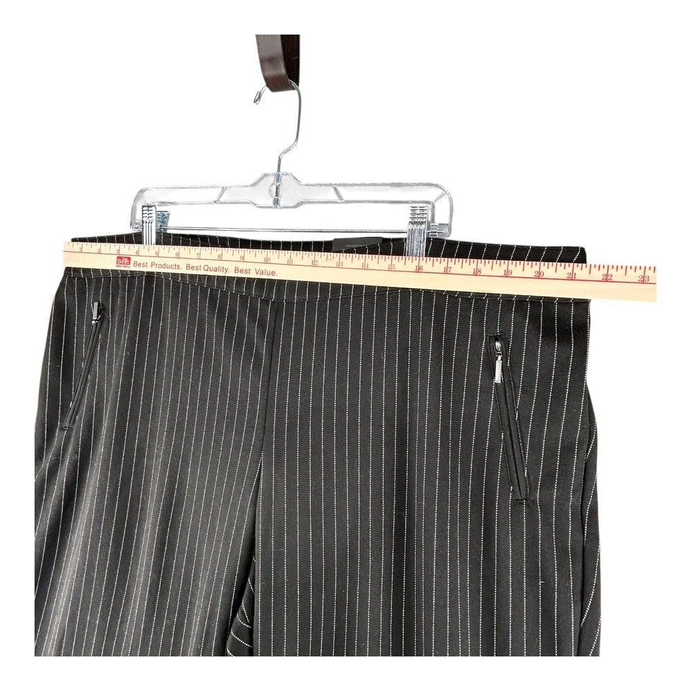 Lane Bryant The Lena Curvy Fit Slim Leg Pinstripe Pant Womens Size 14/16 Regular - Picture 2 of 9